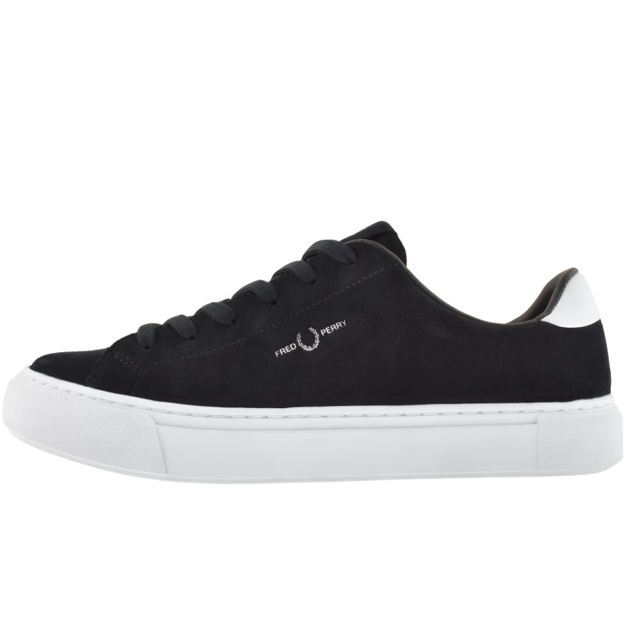 Fred Perry B71 Suede Trainers Navy Mainline Menswear Denmark